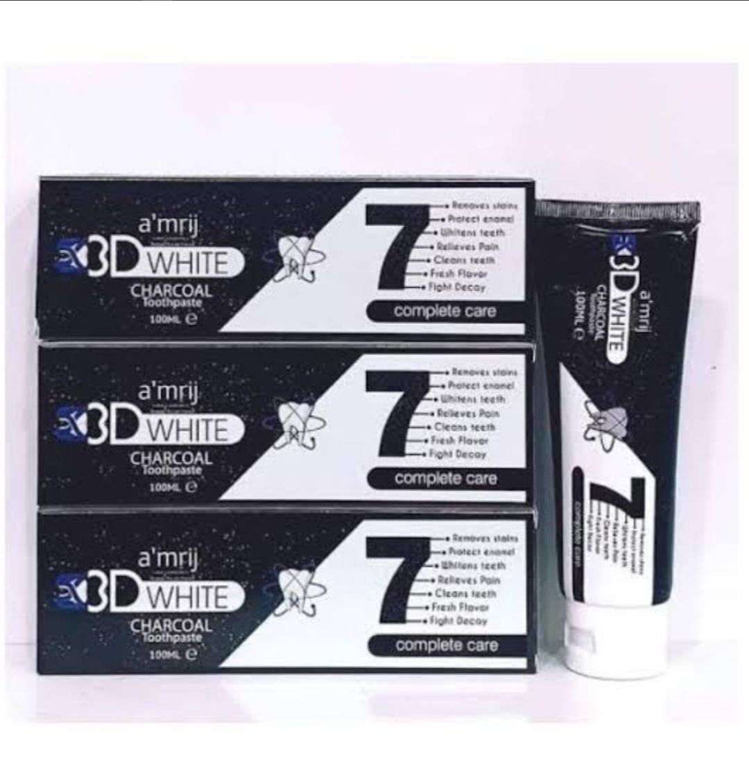 Amrij 3d white charcol