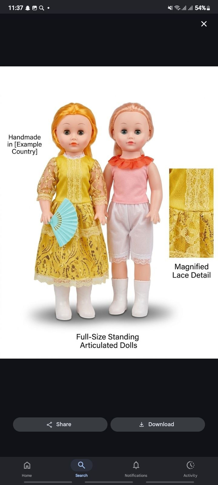 Ashangulit doll fishka